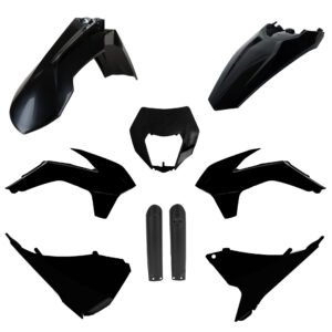 KTM - Kit de plásticos completo KTM EXC/EXC - F/XC - W/XC - FW(16) - Negro