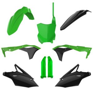 KAWASAKI - Kit de plásticos completo Kawasaki KX250F(17 - 20) - Verde05/Negro