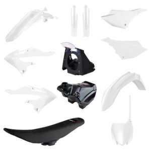 YAMAHA - MX Kit de Plasticos restyling YZ125/250 (2002>2021) 22'Estilo - Blanco