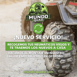 PACK AHORRO servicio montaje 4 neumáticos QUAD