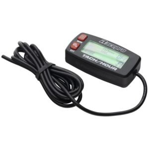 Contador de horas y rpm con cable EVO Racepro NEGRO