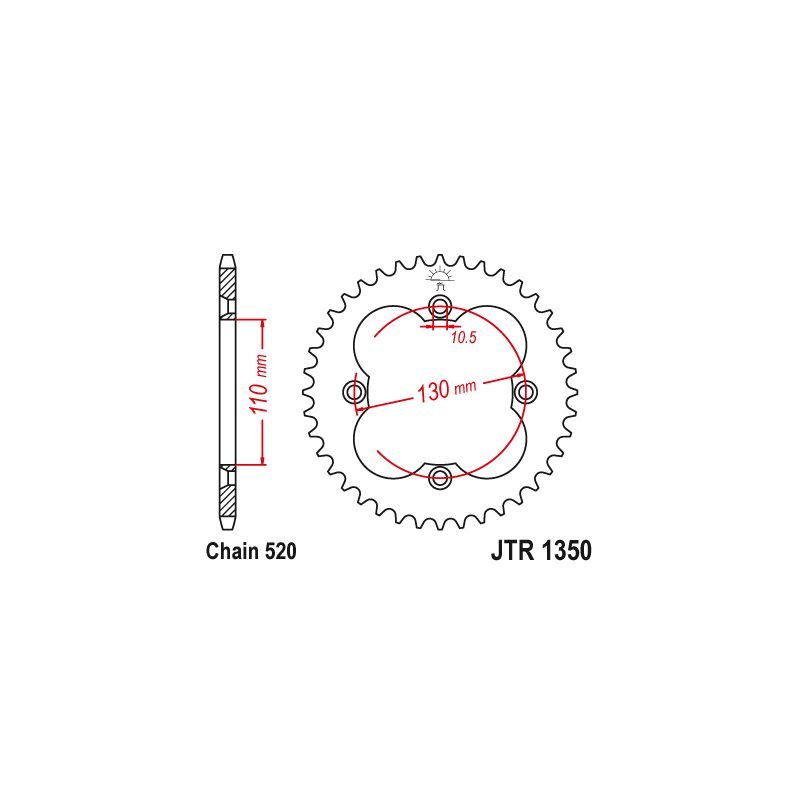 Corona JTR1350 HONDA TRX 250 300 400 450 R ER