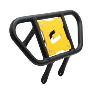 Defensa aluminio CROSSPRO P-20 negra y amarilla LTZ 400 KFX 400 TRX 400 450 R/ER DVX 400
