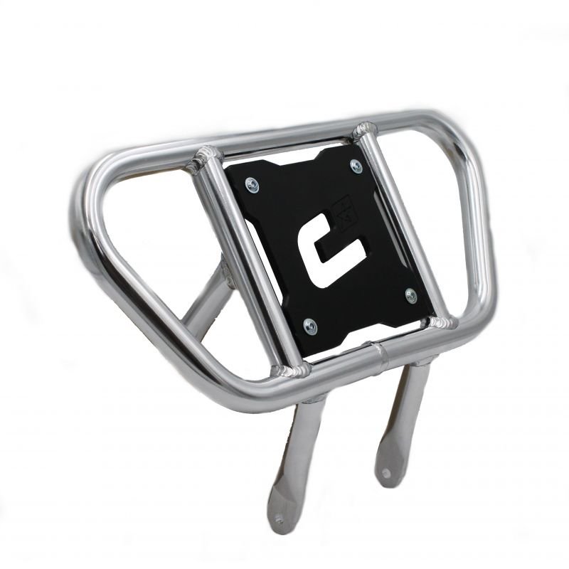 Defensa aluminio CROSSPRO P-20 pulida y negra LTZ 400 KFX 400 TRX 400 450 R/ER DVX 400