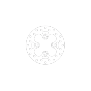 Disco de freno delantero derecho/izquierdo ROUND DISC SERIES MOTOMASTER 163 Kawasaki KFX 450 R 700