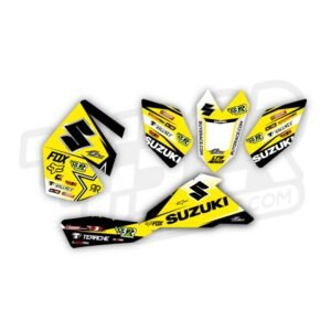 Kit adhesivos Suzuki LTR 450 amarillo 1