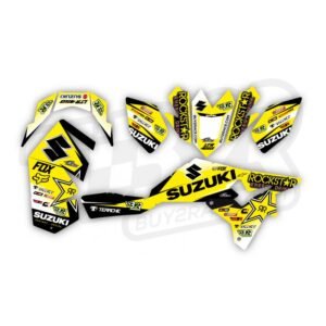 Kit adhesivos recubrimiento completo Suzuki LTR 450 amarillo 1