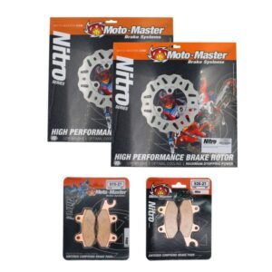 Disco de freno floreado delantero NITRO SERIES MOTOMASTER 160mm Suzuki LTR 450 06-11