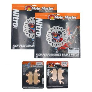 Disco de freno floreado delantero NITRO SERIES MOTOMASTER 161mm YFM 350 660 700 YFZ 450 04-08 BANSHEE 350 YFS 200