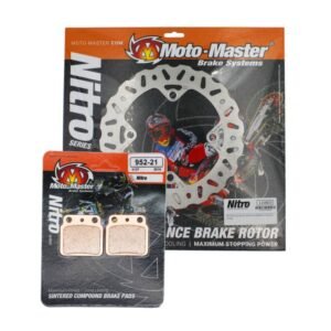 Disco de freno floreado trasero NITRO SERIES MOTOMASTER 220mm Suzuki LTZ 400 Kawasaki KFX 400 Honda TRX 400 XR