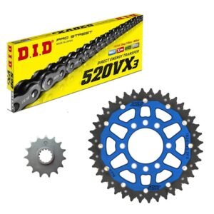 Kit transmision dual 520 VX3 14/40-96 azul LTZ 400 DVX 400 KFX 400
