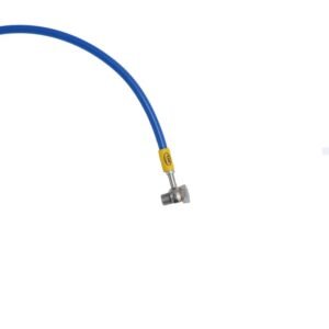 Latiguillo metalico HEL trasero AZUL 51 cm