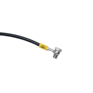 Latiguillo metalico HEL trasero NEGRO 51 cm