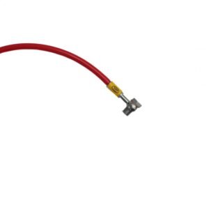 Latiguillo metalico HEL trasero ROJO 51 cm