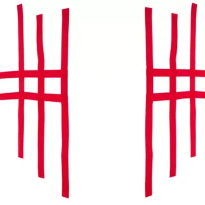 PARRILLAS CINTAS / CUERDAS BASIC ROJO - ARCTIC CAT DVX 400