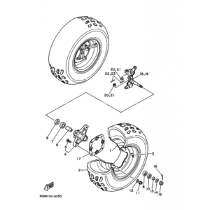 Neumatico original Yamaha Banshee (n2)