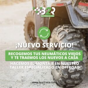 PACK AHORRO servicio montaje 4 neumáticos QUAD