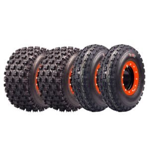 Pack neumaticos BPR 2x 22x7x10 P356 + 2x 20x10x9 P357 6 lonas