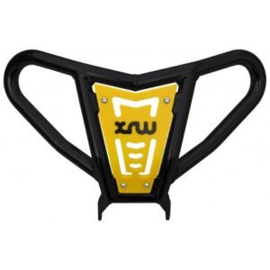 DEFENSA DELANTERA X17 COLOR NEGRO PHD AMARILLO - KAWASAKI KFX 700