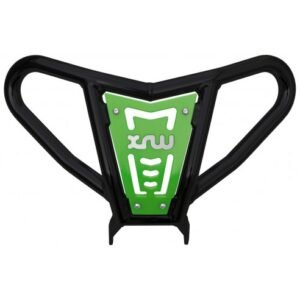 DEFENSA DELANTERA X17 COLOR NEGRO PHD VERDE - KAWASAKI KFX 700