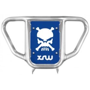 DEFENSA DELANTERA XR9 PULIDAS PHD AZUL - YAMAHA WARRIOR 350