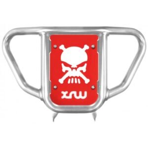 DEFENSA DELANTERA XR9 PULIDAS PHD NARANJA - YAMAHA YFM 700R