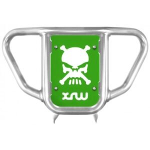 DEFENSA DELANTERA XR9 PULIDAS PHD VERDE - YAMAHA YFZ 450R