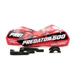 Paramanos M3S Polaris Predator rojo con soportes plásticos manillar incluidos