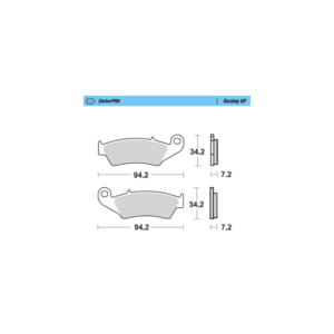 Pastillas de freno delanteras RACING GP SERIES MOTOMASTER 093412 BETA HONDA KAWASAKI SUZUKI GASGAS YAMAHA RIEJU FANTIC