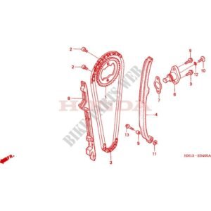 Patin cadena distribucion Original Honda TRX 400 (n4)