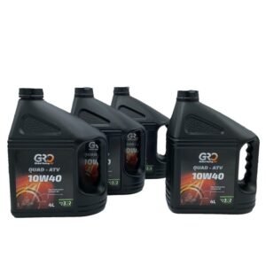 PROMO 3+1 Gratis Aceite MQ-GRO OIL específico para QUAD y ATV 4T 10W40 Sintético envase de 4L