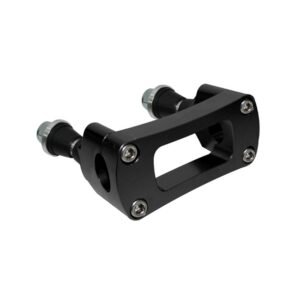 Soporte manillar con silenblock 28cm Racepro negro