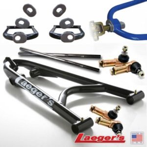 Trapecios Laeger's Long Travel KFX 450 R +2 con regulación avance (+10 cm totales)