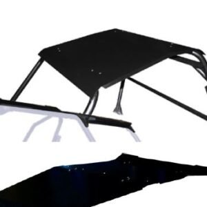 TECHO DE ALUMINIO (JAULA ANTIVUELCOS XRW) COLOR NEGRO - POLARIS RZR 800 S