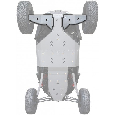 PROTECTOR DE TRAPECIOS DELANTEROS EN ALUMINIO - POLARIS RZR TURBO S 2018