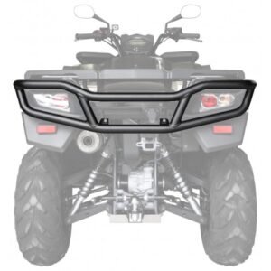 DEFENSA TRASERA ALU KX2 COLOR NEGRO - KYMCO MXU 550-700