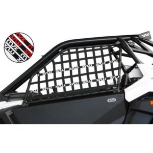 REDES PARA PUERTAS SUPERIORES COLOR NEGRO XRW ROJO - POLARIS RZR PRO XP