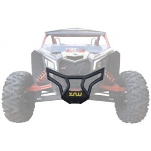 DEFENSA DELANTERA BR18 NEGRO (PLACA PHD AMARILLO) - CAN-AM MAVERICK X3 XRS