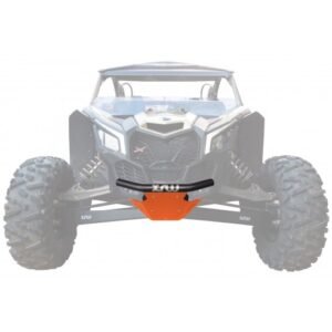DEFENSA DELANTERA BR26 ACERO NEGRO (PLACA PHD NARANJA) - CAN-AM MAVERICK X3