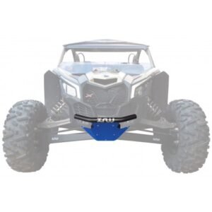 DEFENSA DELANTERA BR26 ACERO NEGRO (PLACA PHD AZUL) - CAN-AM MAVERICK X3
