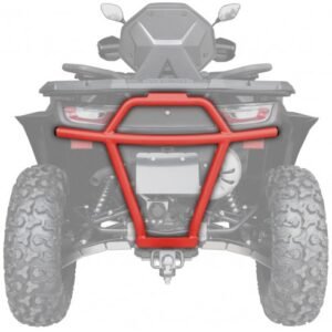 DEFENSA TRASERA SX7 DE ALUMINIO ROJO - SEGWAY SNARLER AT10