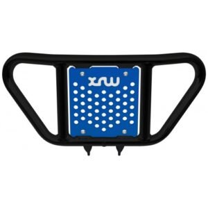 DEFENSA DELANTERA X19 NEGRO (PLACA PHD AZUL) - KYMCO MAXXER 300