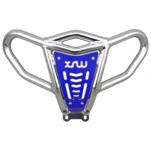 DEFENSA DELANTERA X18 PULIDO (PLACA PHD AZUL) - KTM 505/450 SX