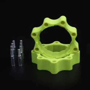 2 separadores delanteros policarbonato M3S 45mm amarillo fluor SUZUKI YAMAHA HONDA KAWASAKI KTM GASGAS
