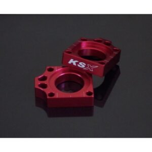 Aluminio Tensores de eje para Suzuki rojo