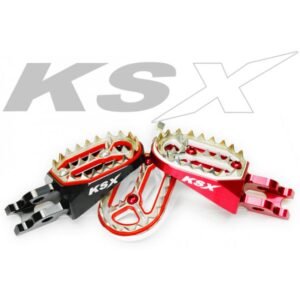 KSX Estriberas Honda Factory Line rojo