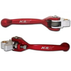 KSX abatible Maneta de freno Honda 07- rojo