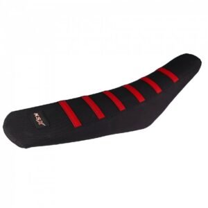 KSX Premium Funda de asiento Honda CRF250 10-13 CRF450 09-12 rojo gestreift