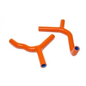 Silicona Manguito de radiador Y Kit para KTM SX85 2013-17, HVA TC85 2014-17 orange