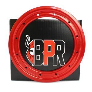 Aro beadlock BPR 9" aluminio rojo